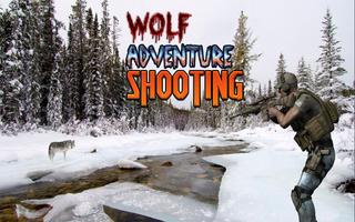 Wild Wolf Adventure fotografo plakat