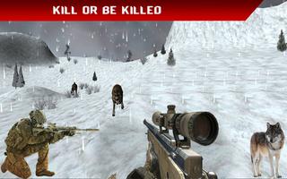 Commando Wolf Shooting Battlefield syot layar 1