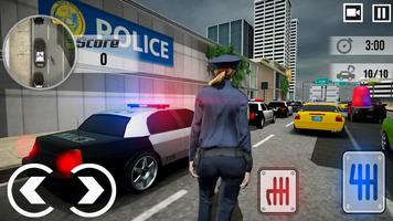 NY City Police Car Crime Patrol Affiche