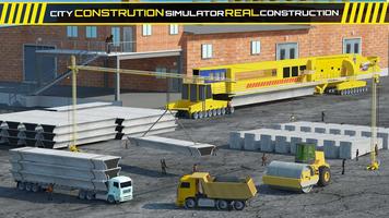 City Construction Build Bridge poster