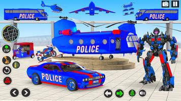 پوستر Robot Car Games Transform Game