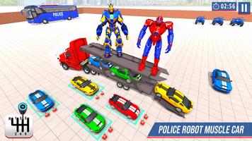 Robot Car Games Transform Game imagem de tela 3