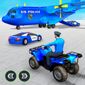 US Police ATV Quad Bike Plane Transport Game