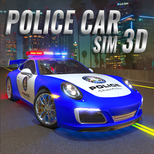 Polizeiauto-Simulatorspiel