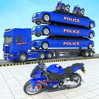 NY Police Bike Transport Truck syot layar 3