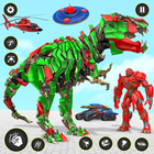 Dino Transform Car: Robot Game ícone