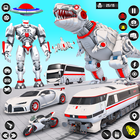 Police Dino Robot Car Games icône