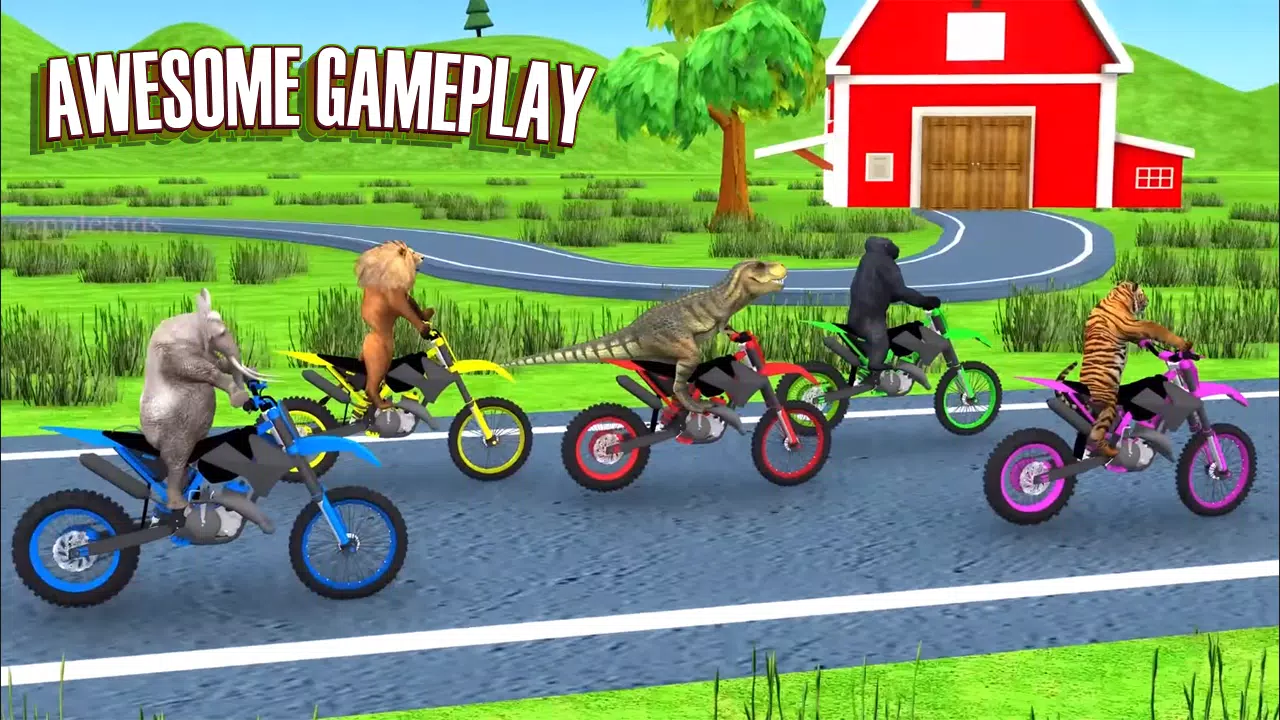 Wild Animal Racing-Motorbike 3D Stunts Game APK per Android Download Wild Animal Racing-Motorbike 3D Stunts Game APK per Android Download