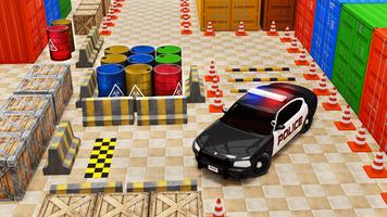 Modern Police Car Parking Game पोस्टर