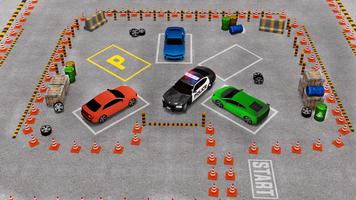 Modern Police Car Parking Game imagem de tela 1
