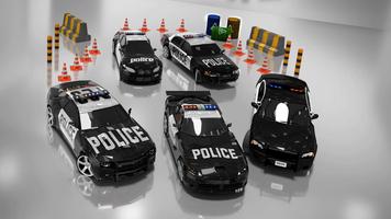 Modern Police Car Parking Game imagem de tela 3