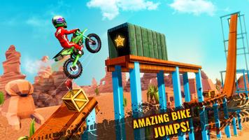 Motocross Trail Bike Racing - Bike Stunt Games تصوير الشاشة 1