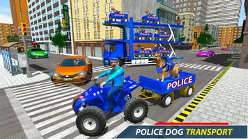 पुलिस डॉग ट्रांसपोर्ट वाली गेम स्क्रीनशॉट 2