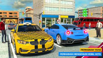 Kota Taksi Simulator Permainan screenshot 1