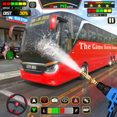 jeu de simulation de bus ville icône