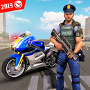 NY Police Bike City Gangster Chase-APK