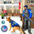 US Police Dog Bank Robbery Crime Chase