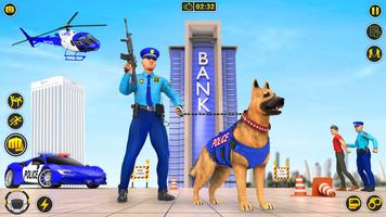 US Police Dog Bank Crime Chase 海報