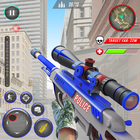 Police Sniper Gun Shooting 3D simgesi