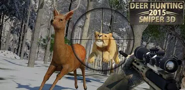 鹿狩獵 - 狙擊手3D