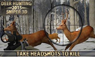 Deer Hunting – 2015 Sniper 3D পোস্টার