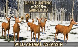 鹿狩獵 - 狙擊手3D 截圖 2