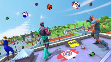 Superhero Kite Flying Games 海报
