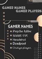 Gamer Logo & Name Generator Affiche