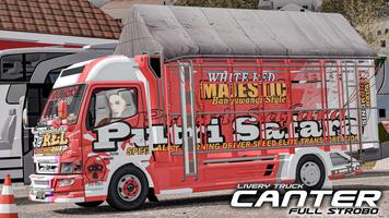 Livery Truk Canter Full Strobo постер