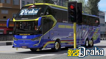 Mod Bussid Bus SR2 STJ Draka постер
