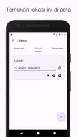 GPS Lokasi syot layar 1