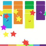 Match 3 color merge card game