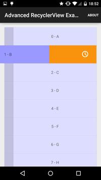Advanced RecyclerView Examples 海报