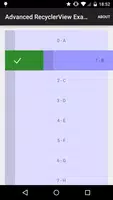 Advanced RecyclerView Examples imagem de tela 1