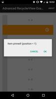 Advanced RecyclerView Examples capture d'écran 2
