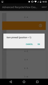 Advanced RecyclerView Examples 截图 2