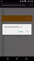 Advanced RecyclerView Examples imagem de tela 2