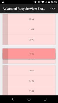 Advanced RecyclerView Examples 截图 3