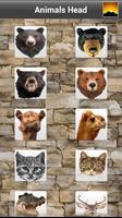 Animal Face Frames پوسٹر