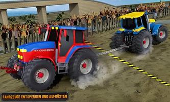 Traktor vs LKW schleppen Spiele Plakat