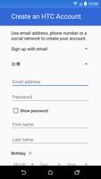 HTC Account—Services Sign-in screenshot 3