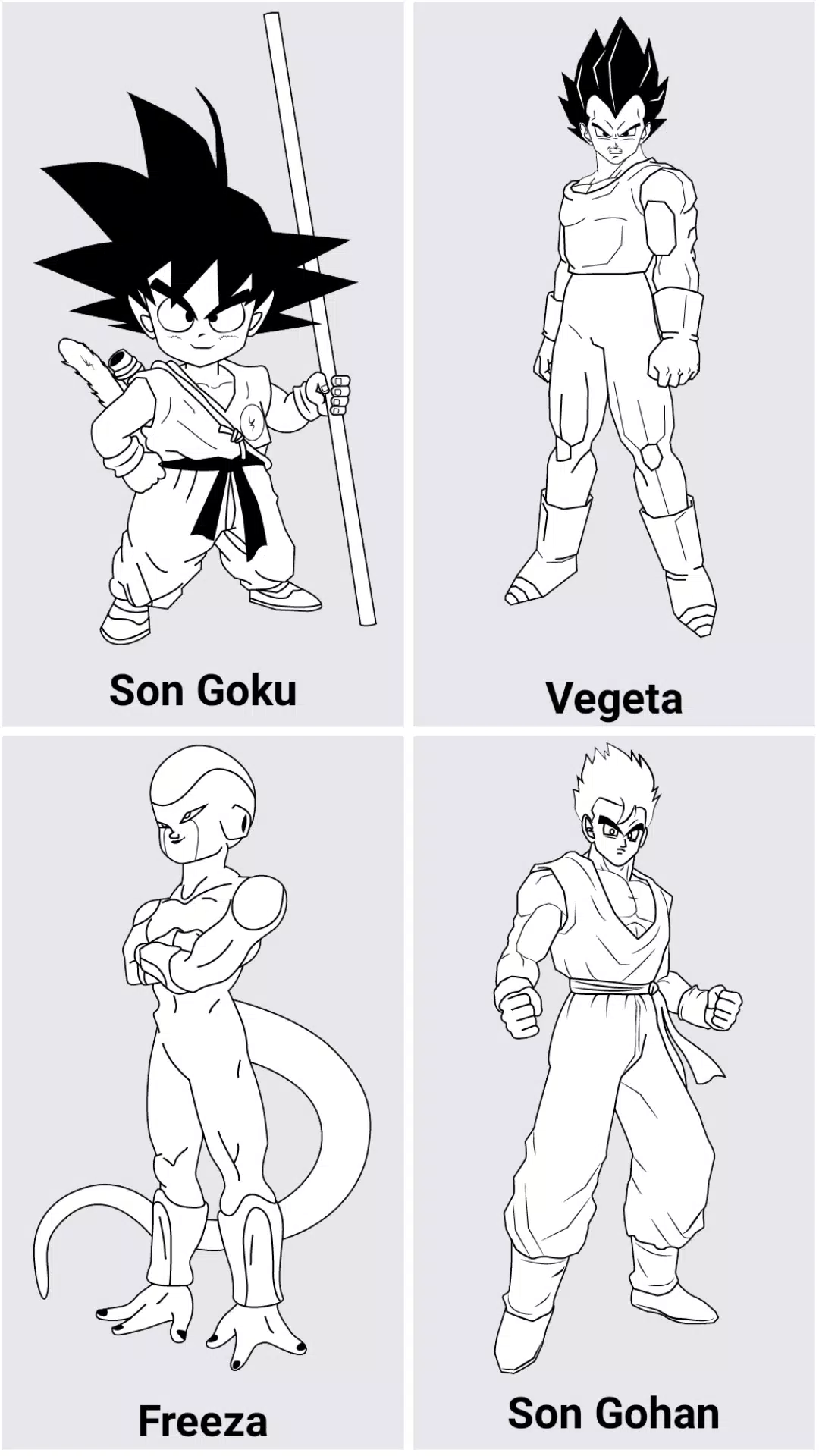 Como Desenhar Goku / Vegeta - Passo a passo ( Dragon Ball Super