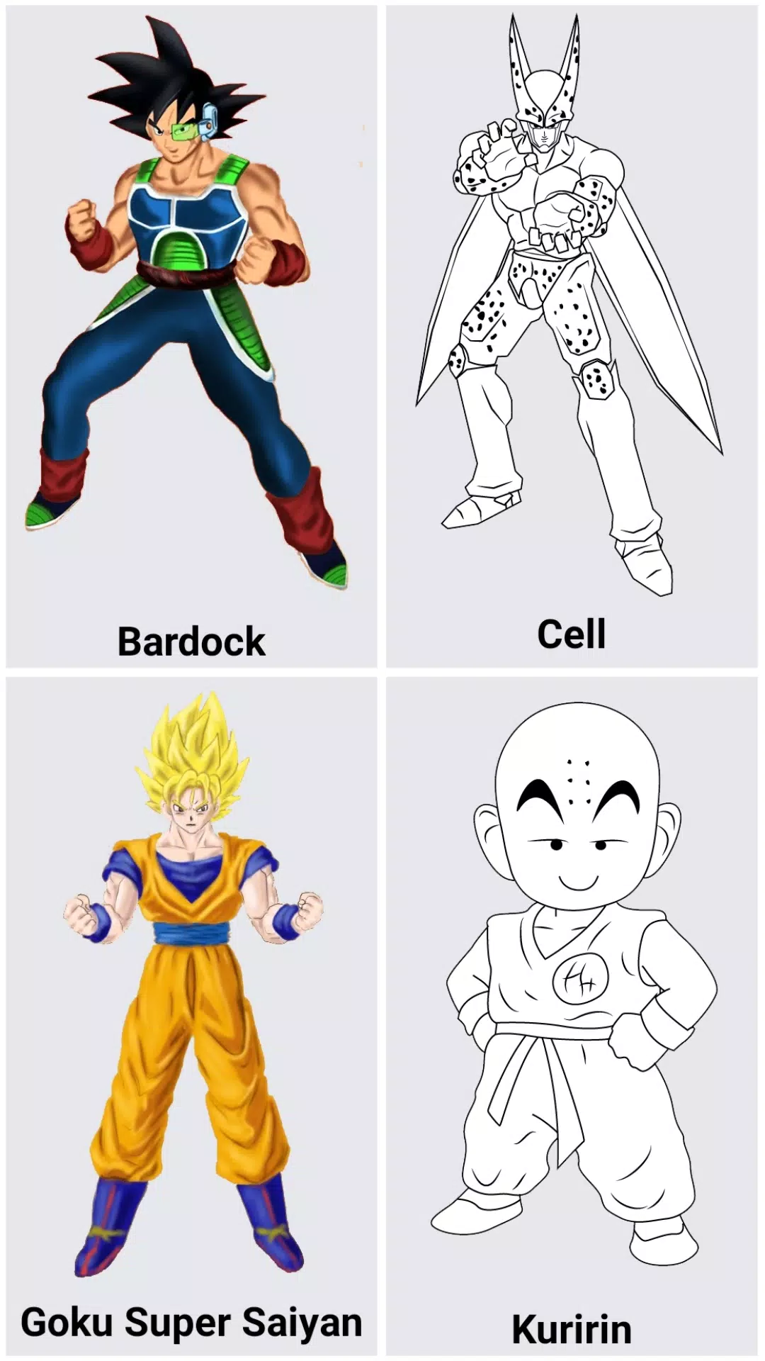 Como desenhar o Krilin Dragon Ball Z 