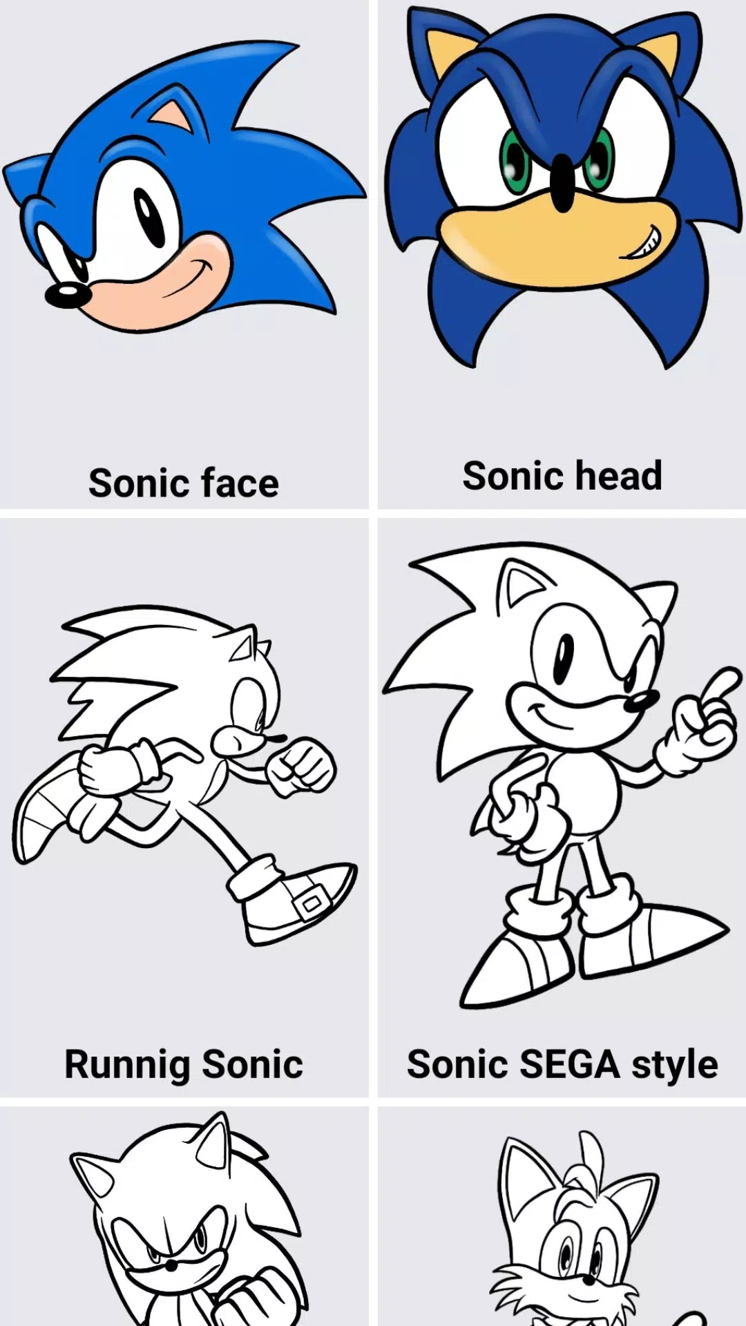 Tải xuống APK Cách vẽ Sonic the Hedgehog cho Android