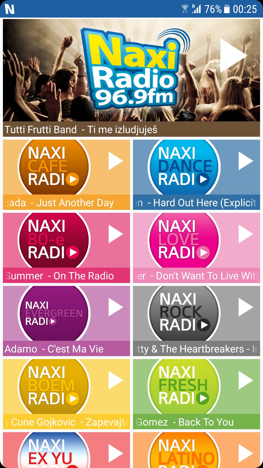 Naxi Radio für Android - APK herunterladen