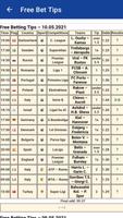 HT/FT Fixed Matches capture d'écran 1