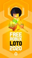 Poster Free Robux Loto 2020