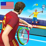 US Tennis 3D Arena Sports Game Zeichen