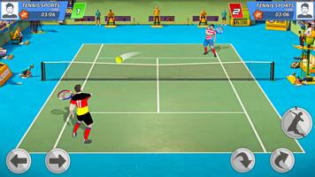 US Tennis 3D Arena Sports Game Cartaz