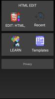 محرر أكواد الويب (HTML,CSS,Js) الملصق